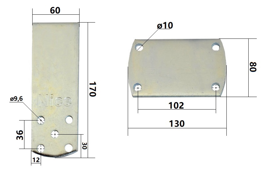 Dimensions de la console arrière