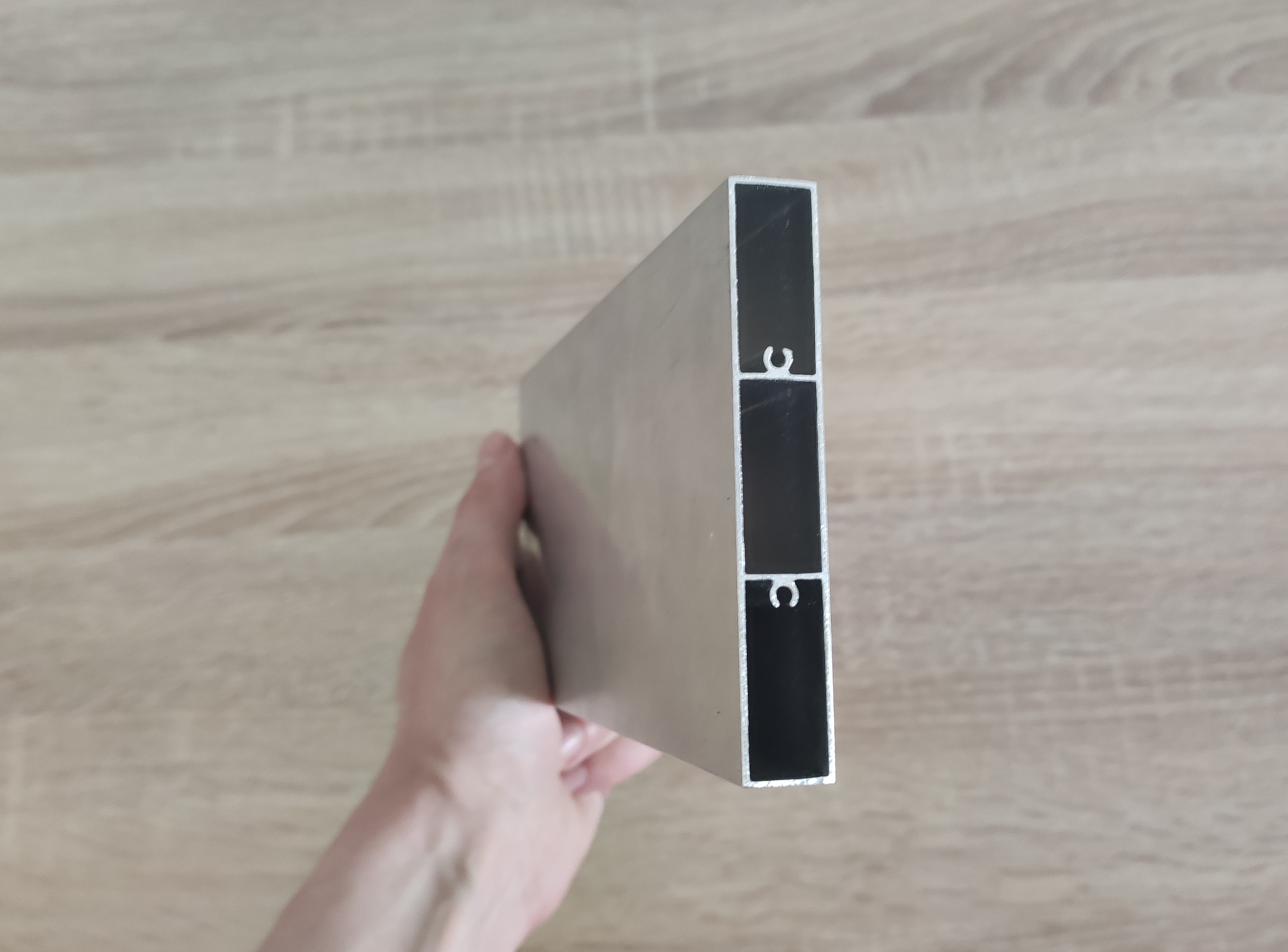 Lame aluminium rectangulaire