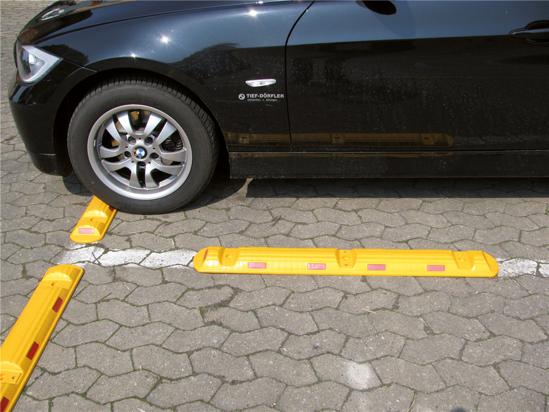 Voorbeeld van het gebruik van de parkeerstop