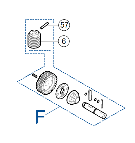 TANDWIELKASTSET