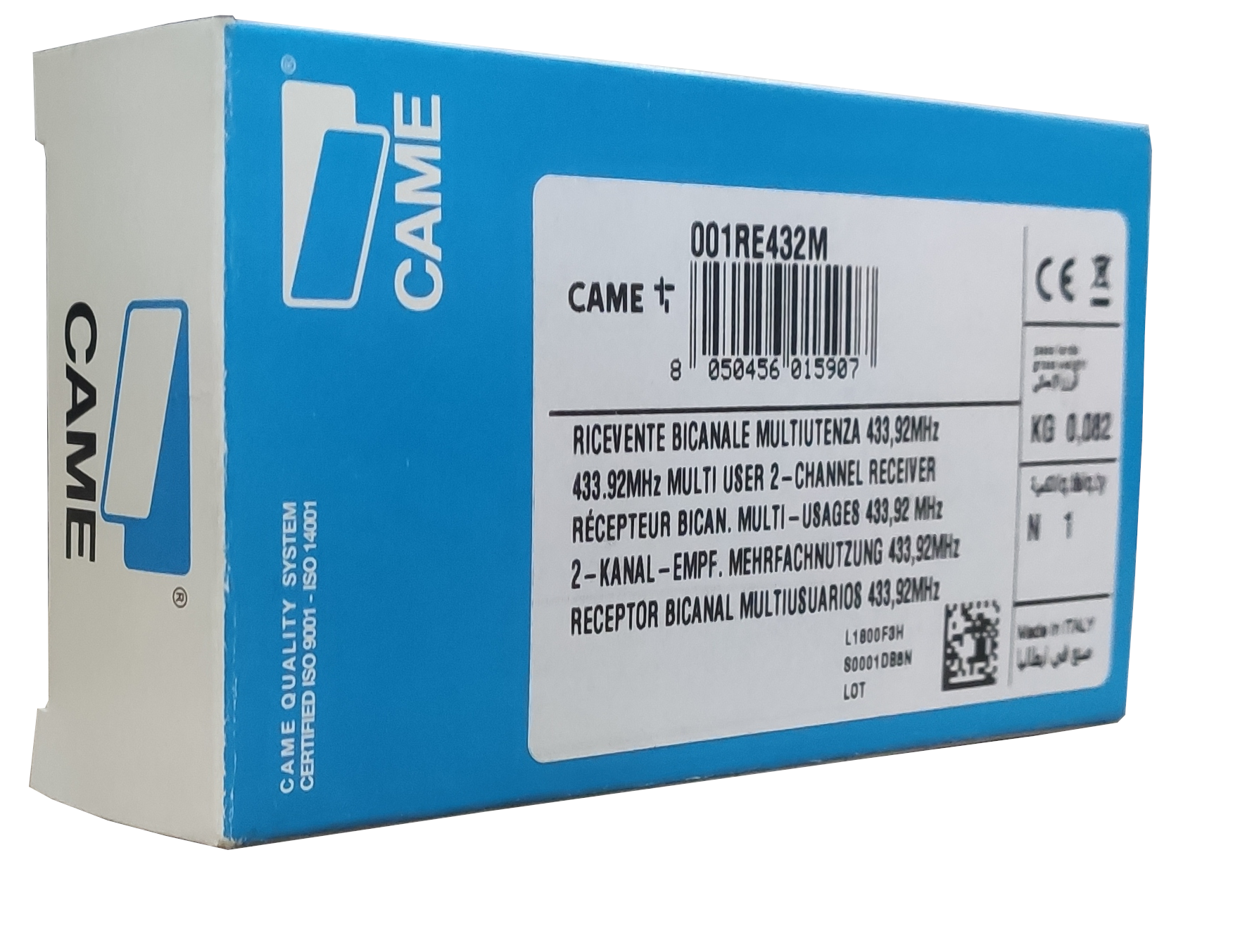 Emballage du CAME RE432 Emballage du CAME RE432