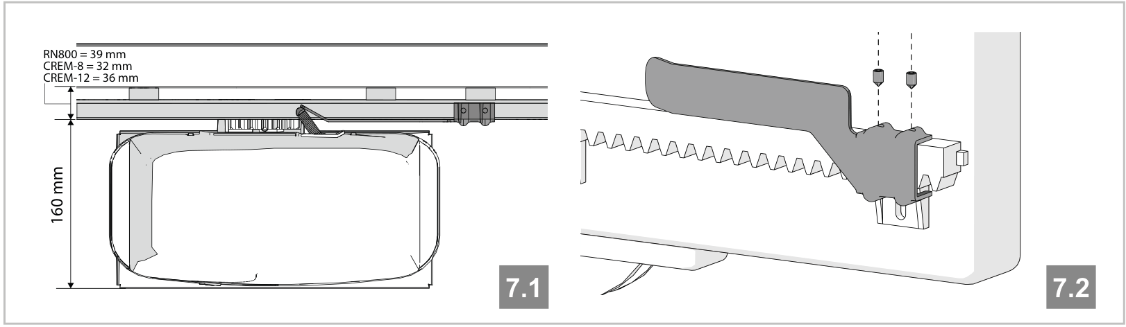 Réglage et fixation des cames des fins de course mécaniques