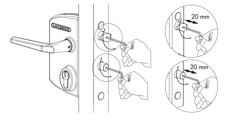 Réglage fin de la serrure LOCINOX LAKQ 4040 – réglage de la serrure