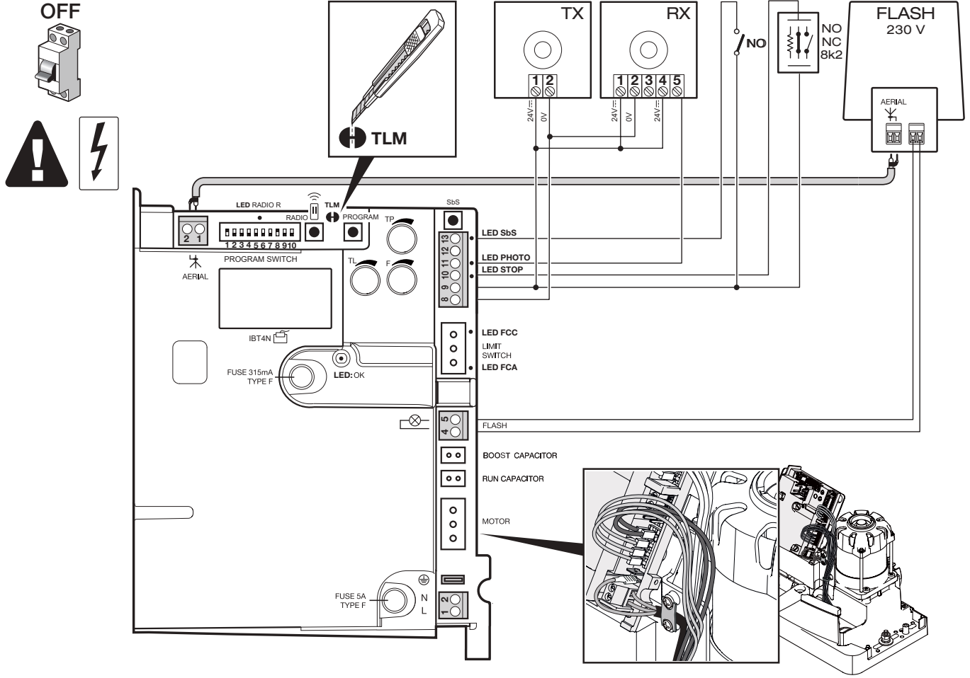 ROBO600 – schéma d’origine de la carte, des entrées et des accessoires ROBO600 – schéma d’origine de la carte, des entrées et des accessoires