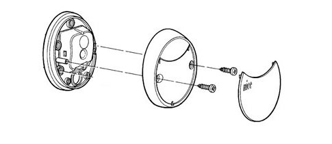 remplacement du capot de photocellule