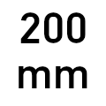 Roulettes de Ø 200 mm