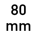 Roulettes de Ø 80 mm