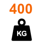 Poids du portail jusqu’à 400 kg