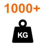 Poids du portail supérieur à 1000 kg