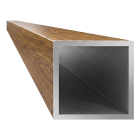 Poteaux – aluminium décor bois