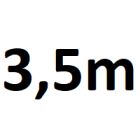Largeur de passage jusqu’à 3,5 m
