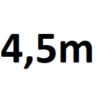 Largeur de passage jusqu’à 4,5 m