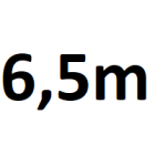 Largeur de passage jusqu’à 6,5 m