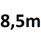 Largeur de passage jusqu’à 8,5 m