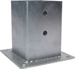 Équerre d’ancrage carrée pour constructions à ossature bois