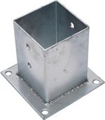 Équerre d’ancrage carrée pour constructions à ossature bois