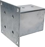 Équerre d’ancrage carrée pour constructions à ossature bois