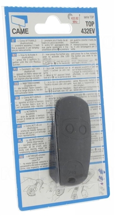 Emballage de la télécommande CAME Top TOP-432EV