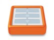 NICE NiceWay Go WCO oranje draagbare rubberen knophoes