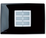 NICE NiceWay Opla Opla-R WRB boîtier rectangulaire pour bouton, couleur noire