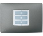 NICE NiceWay Opla Opla-R WRG boîtier rectangulaire pour bouton, couleur graphite