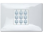 NICE NiceWay Opla Opla-R WRW boîtier rectangulaire pour bouton, couleur blanche