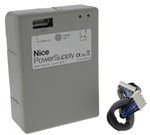 NICE PS124-reserveaccu voor de aandrijving, van achteren NICE PS124-reserveaccu voor de aandrijving, van achteren