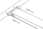 Sur un profilé, vous pouvez utiliser des rivets.