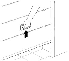 9. Essayez de déplacer le tablier pour vérifier qu’il bouge facilement, que le chariot ne frotte nulle part et qu’aucune force excessive n’est nécessaire.