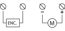 Aansluitschema voor de voeding van de NICE Toona 5 TO5024-aandrijving Aansluitschema voor de voeding van de NICE Toona 5 TO5024-aandrijving