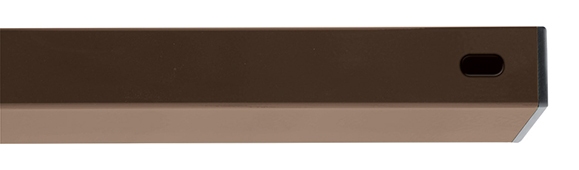 poteau Pilwood marron