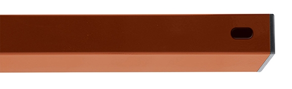 poteau Pilwood rouge-brun