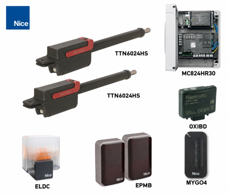 Kit TITAN TTN6024HS pour deux vantaux