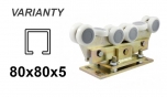 Chariot oscillant réglable à 10 galets en nylon