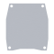 Afdekkap voor C-profiel 95x106 mm
