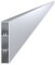 Aluminium schuttinglat 80x16 mm, rechthoekig, onbehandeld, 2 m
